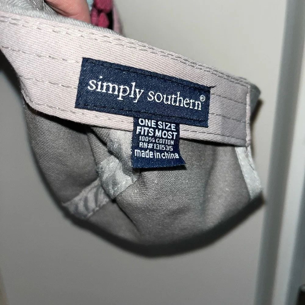 Simply Southern Gray distressed Dog Mom Hat